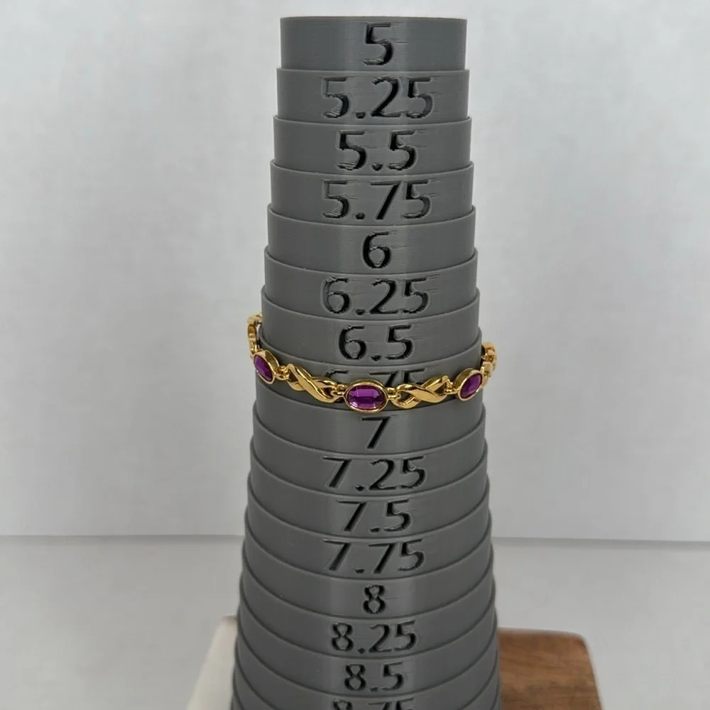 Avon Gold and Purple Women's Bracelet